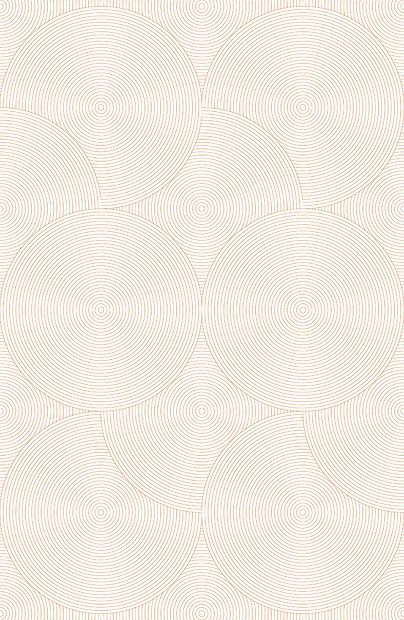 Mustertapete Kreise 02 - Gesamtansicht (4 Bahnen)