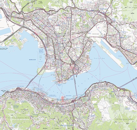 Stadtplan und Karten Hong Kong