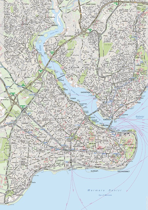 Stadtplan und Karten Istanbul