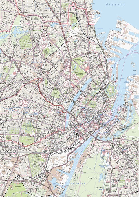 Stadtplan und Karten Kopenhagen