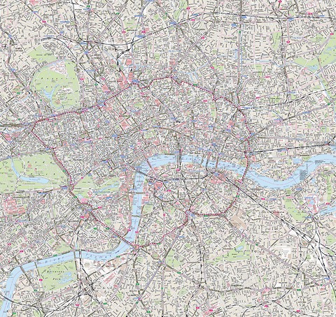 Stadtplan und Karten London