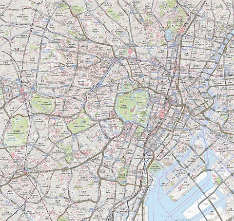 Stadtplan und Karten Tokio