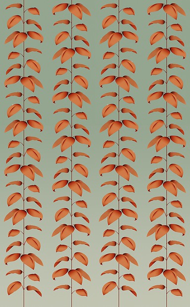 Mustertapete Ramo 01 - Gesamtansicht (4 Bahnen)