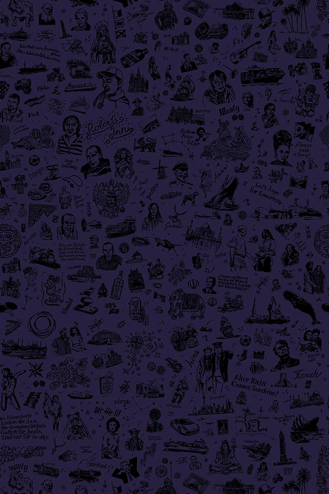 25hours Tapete 25hours Farbwelt Violett