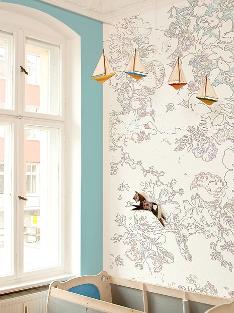 Bildtapete Le Blanc 01 - Le Blanc 01 im Kinderzimmer