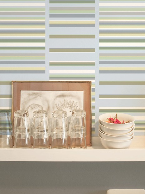 Mustertapete Henry 01 - Henry 01 in der Küche