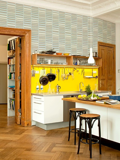 Mustertapete Henry 02 - Henry 02 in the kitchen