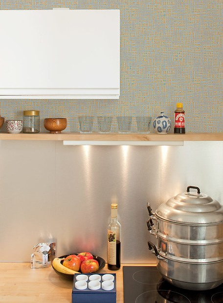 Mustertapete Robo 02 - Robo 02 in der Küche