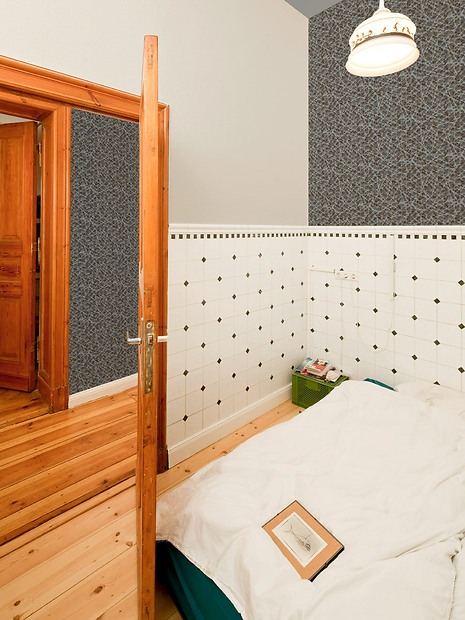 Mustertapete Jo 01 - Jo 01 im Schlafzimmer