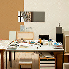 Mustertapete Kreise 02