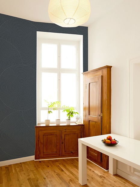 Mustertapete Kreise 03 - Kreis 03 in der Küche