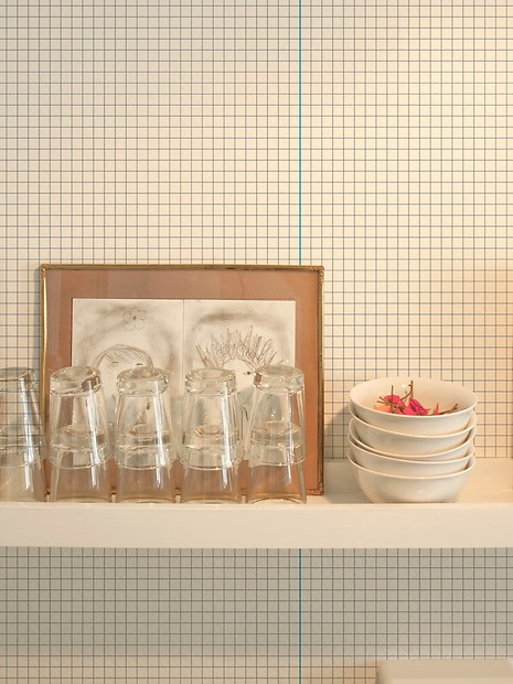 Mustertapete Linien 03 - Linien 03 in der Küche