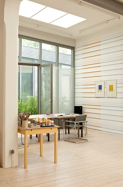 Mustertapete Streifen 01 - Streifen 01 und 02 im Studio