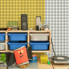 Mustertapete Karos 04