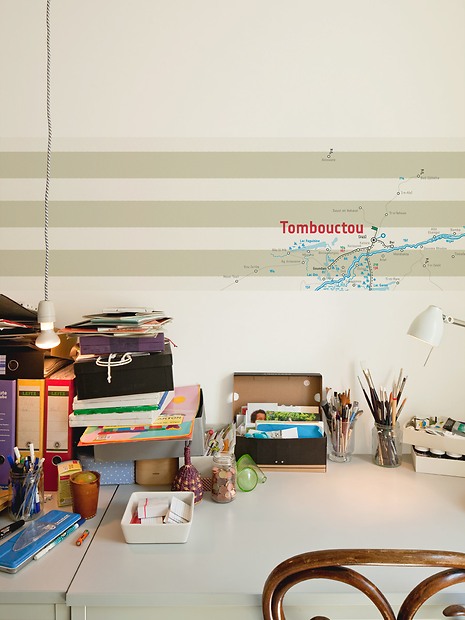 Stadtplan und Karten Timbuktu - Timbuktu hinter dem Schreibtisch