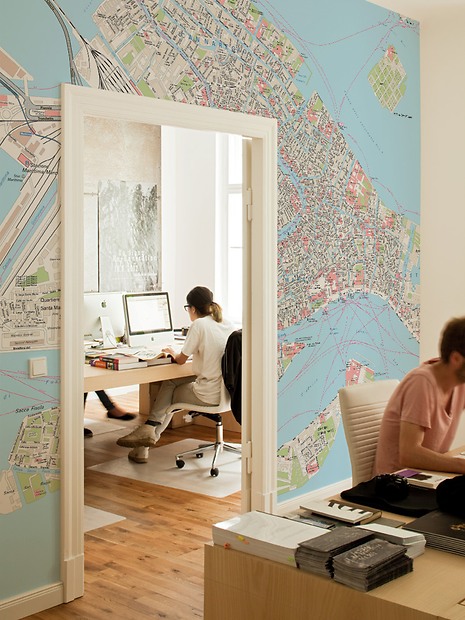 Stadtplan und Karten Venedig - Venedig im Büro