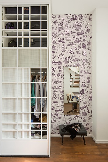 25hours Tapete 25hours Farbwelt Lila - 25hours Tapete im Schlafzimmer