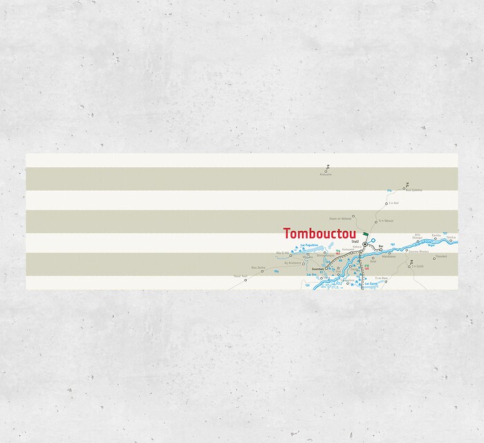 Stadtplan und Karten Timbuktu - Gesamtansicht