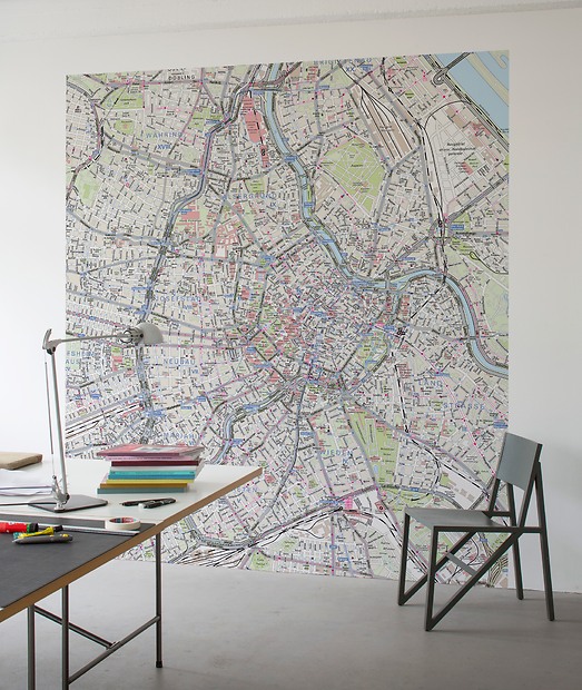Stadtplan und Karten Wien 01 - Wien 02 im Büro