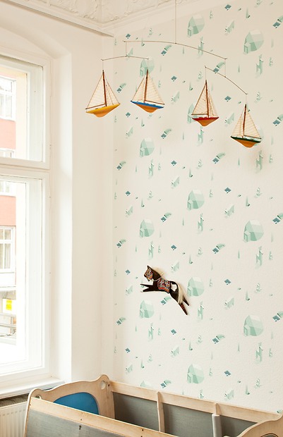 Kindertapete Tundra - Tundra im Kinderzimmer