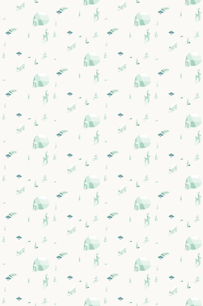 Kindertapete Tundra - Gesamtansicht (2 Sets)