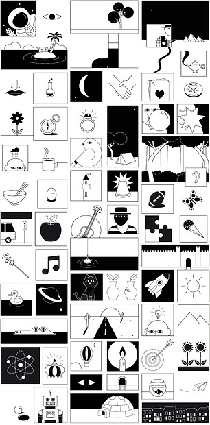 Kindertapete Comic 01 - Gesamtansicht