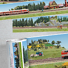 Panorama Borte Modelleisenbahn