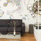 Infografik Tapete Wanderwort