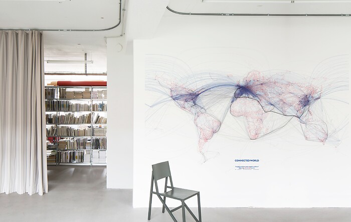 Infografik Tapete Connected World 01