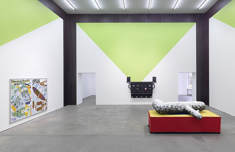 Richard Artschwager, Malerei der 80er Jahre, Installationsansicht, Galerie Sprüth Magers, Berlin - Foto Sprüth Magers