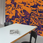 Bildtapete Dissolvement Orange