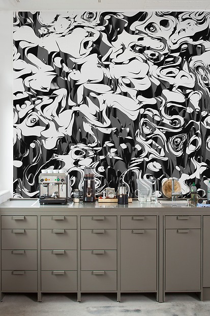 Bildtapete Dissolvement - ANSICHT IN DER KÜCHE