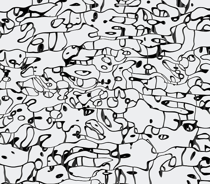 Bildtapete Floating Fields - GESAMTANSICHT